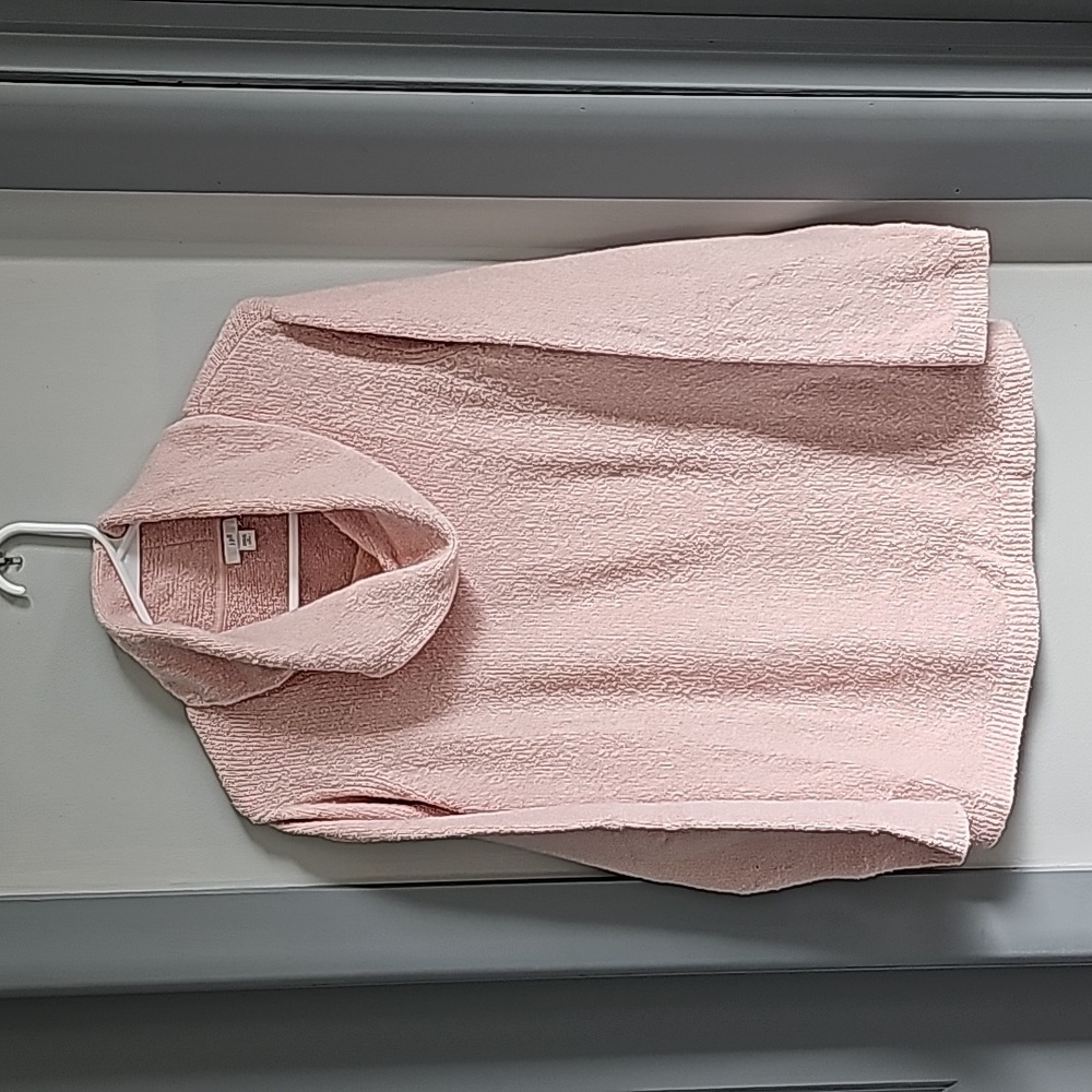 Ladies JJill cowl neck sweater,  sz MP, pink